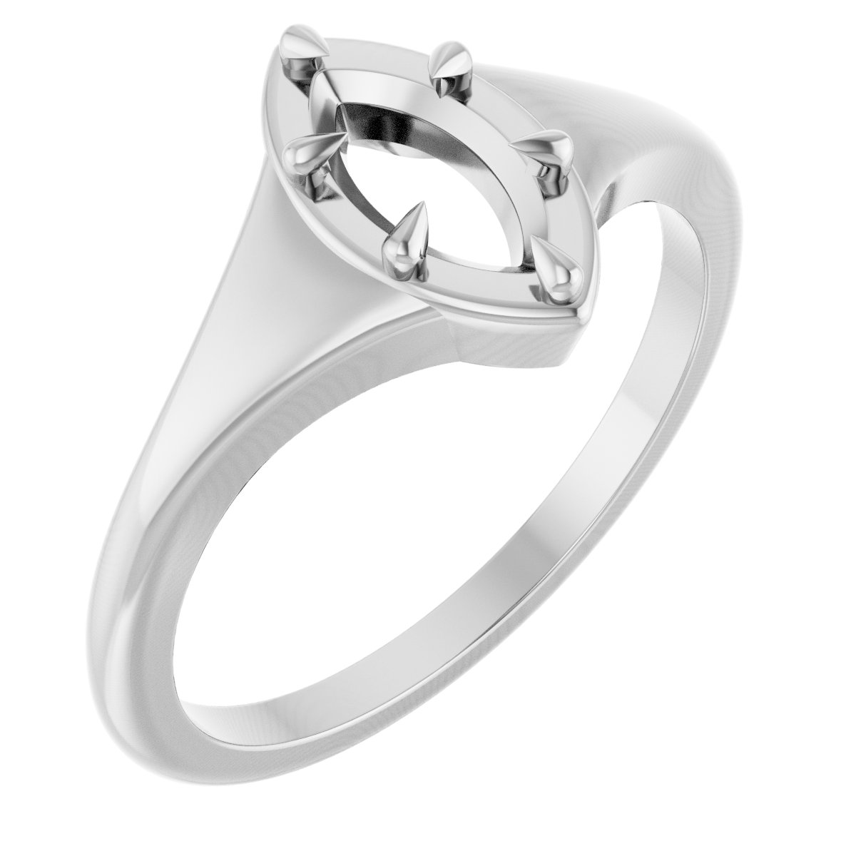 Claw-Prong Solitaire Ring