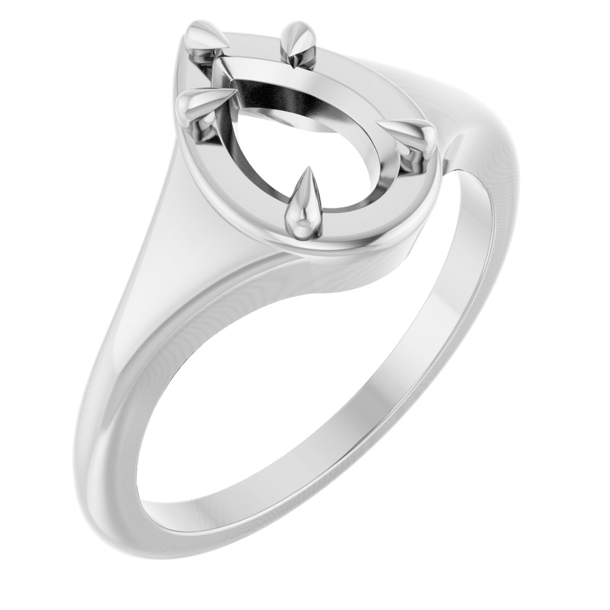 Claw-Prong Solitaire Ring