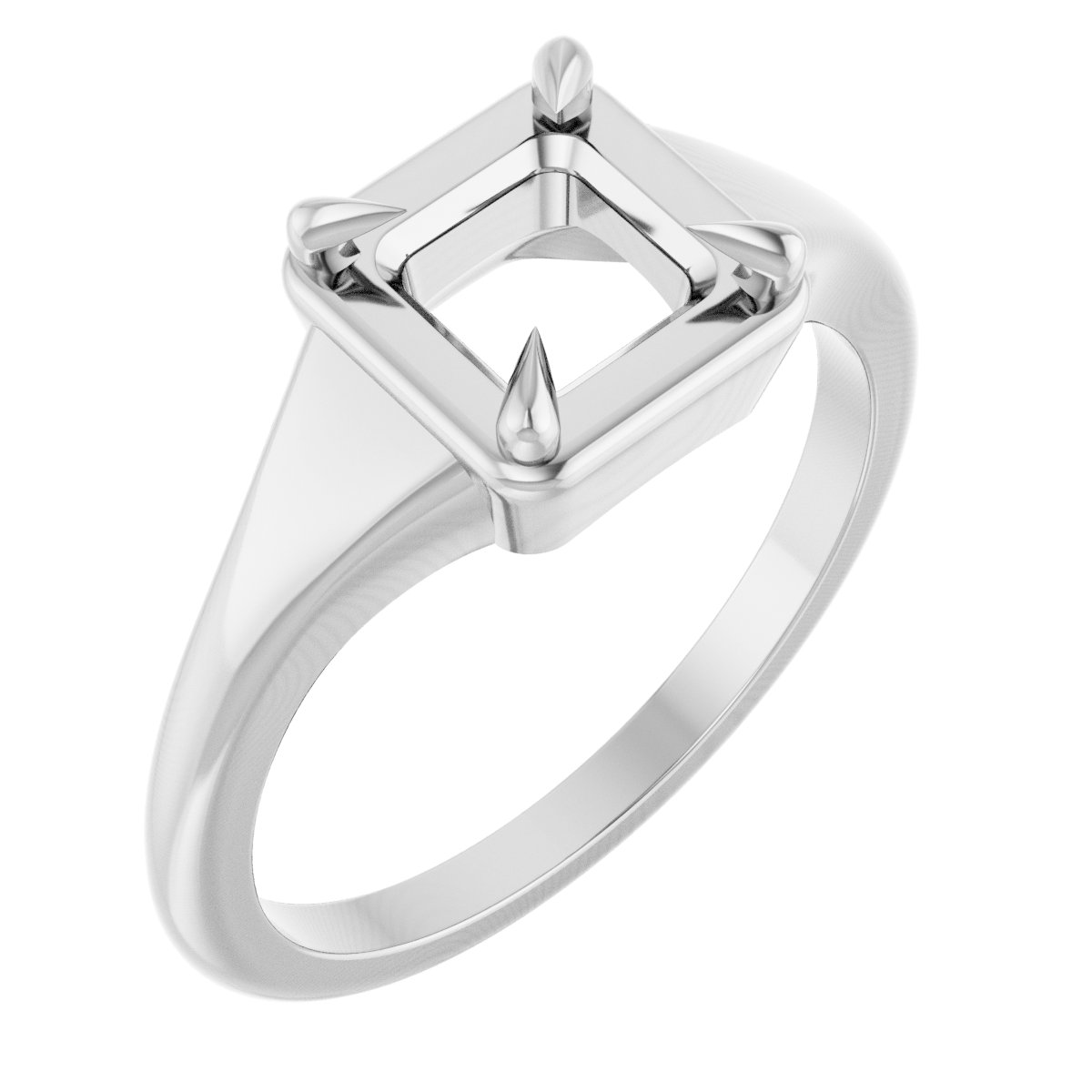 Claw-Prong Solitaire Ring
