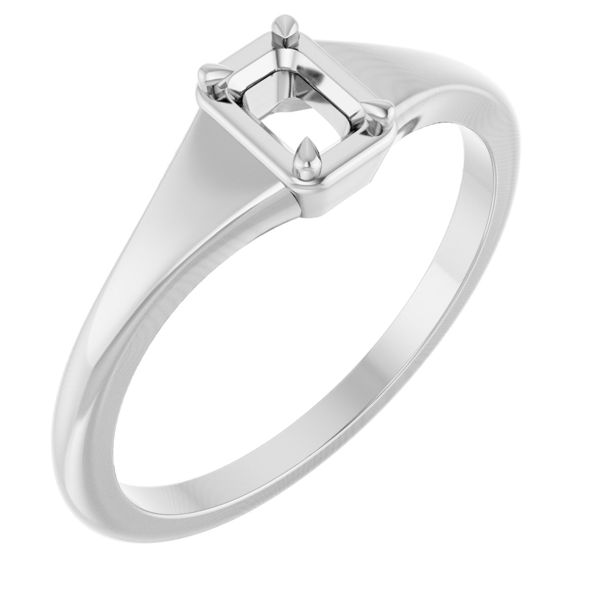 Claw-Prong Solitaire Ring