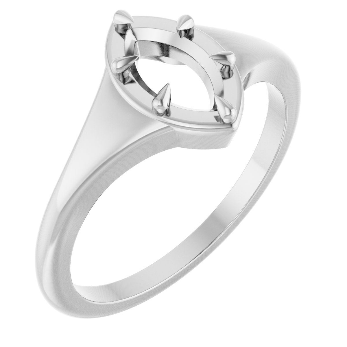Claw-Prong Solitaire Ring