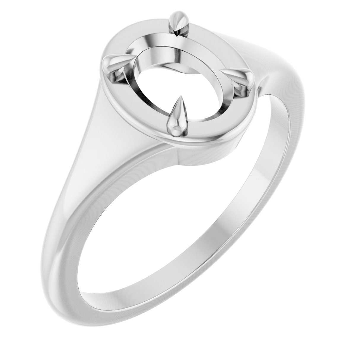 Claw-Prong Solitaire Ring