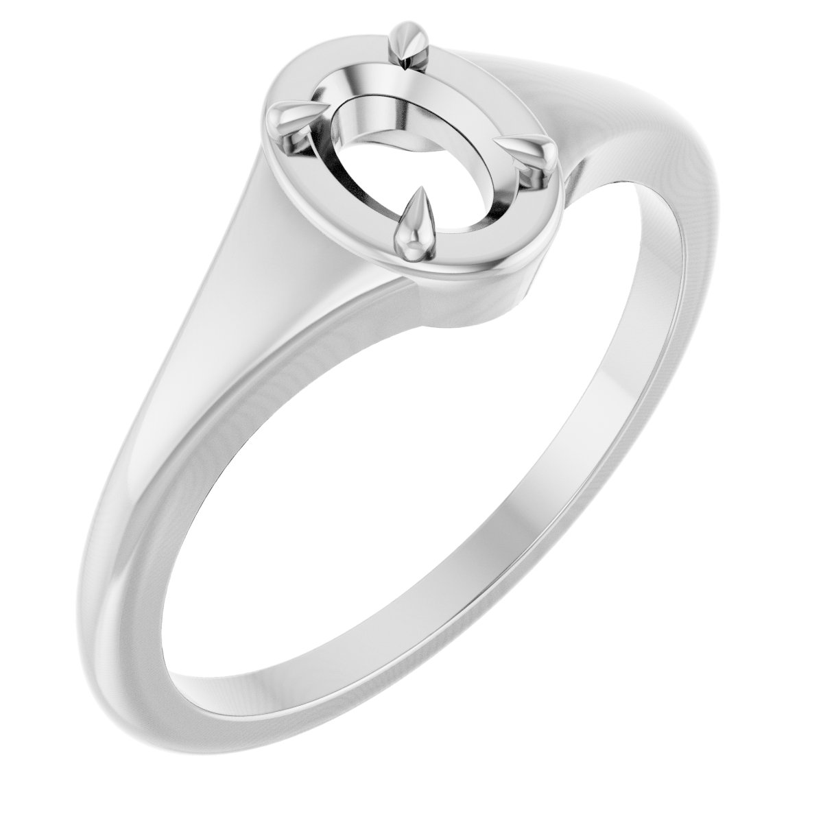 Claw-Prong Solitaire Ring