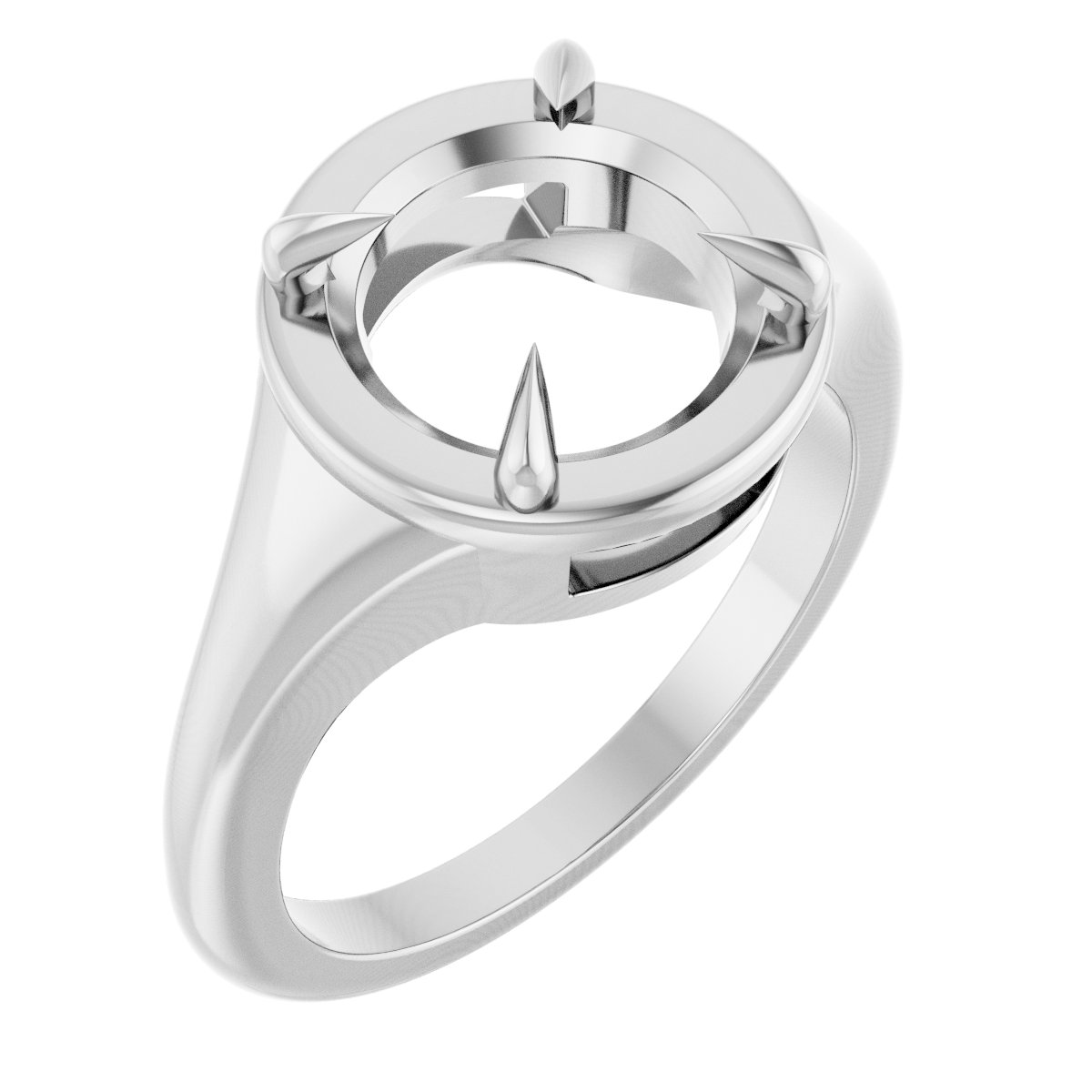 Claw-Prong Solitaire Ring