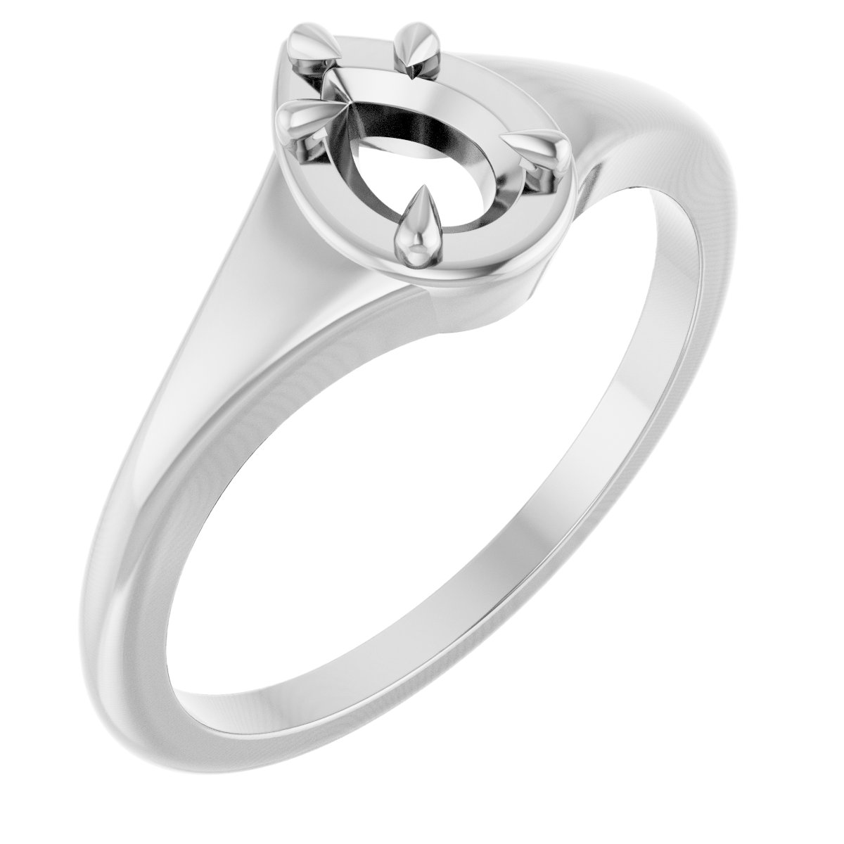 Claw-Prong Solitaire Ring