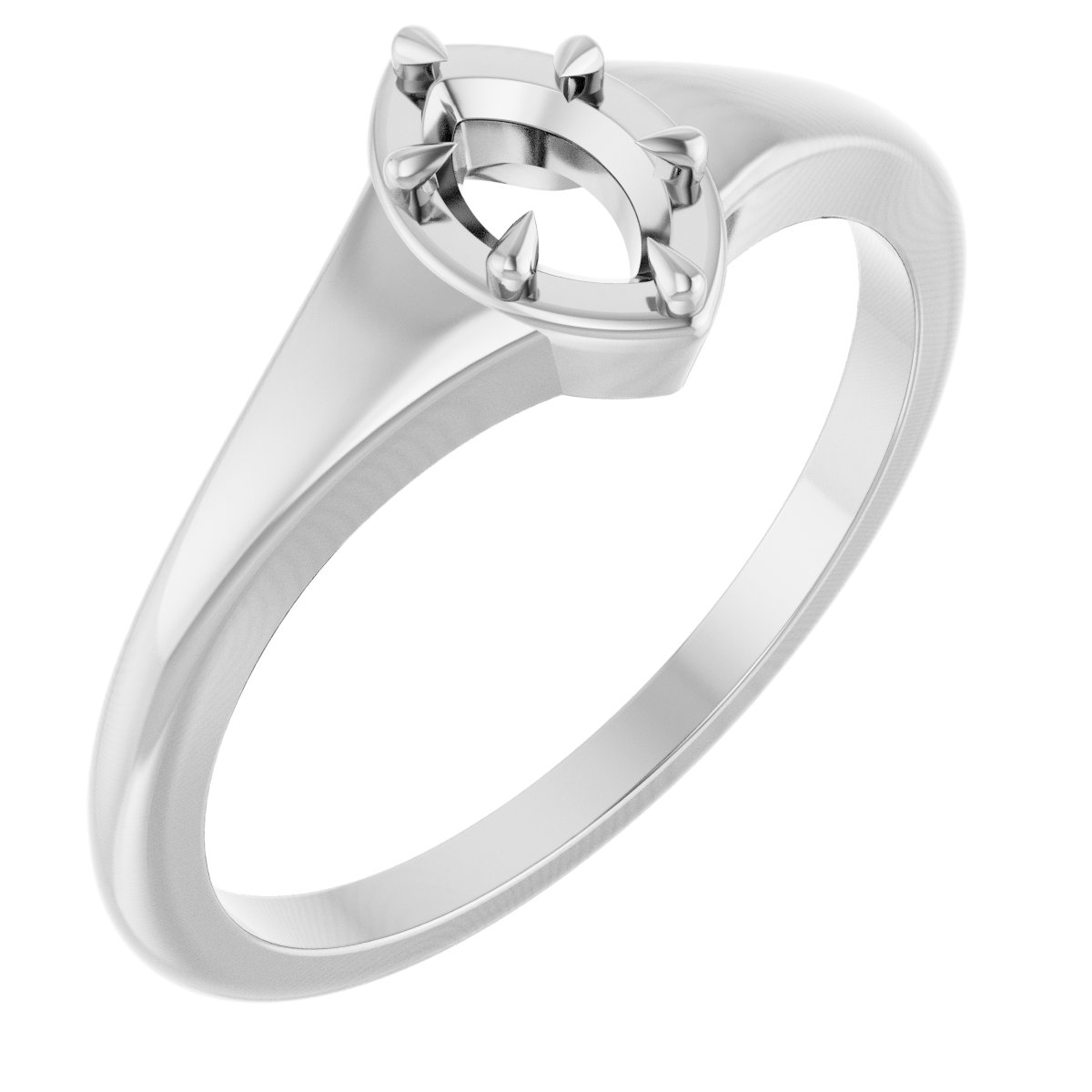 Claw-Prong Solitaire Ring