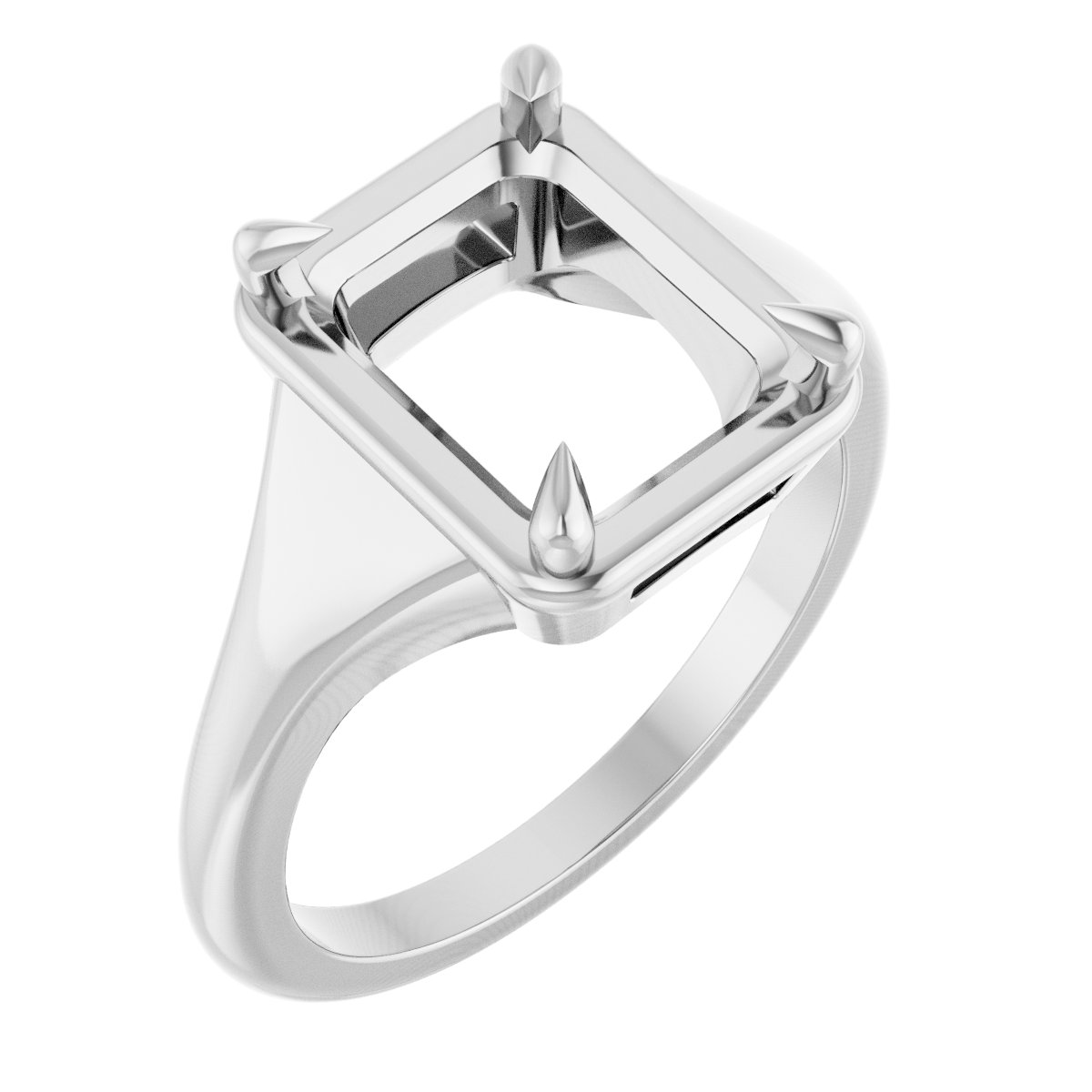 Claw-Prong Solitaire Ring
