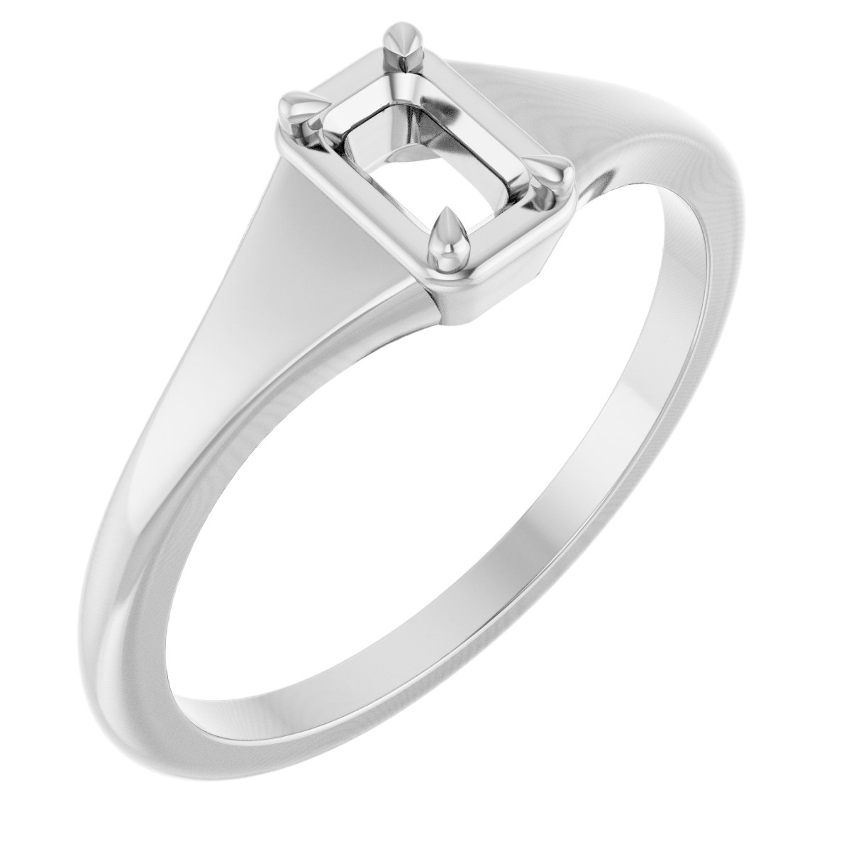 Claw-Prong Solitaire Ring