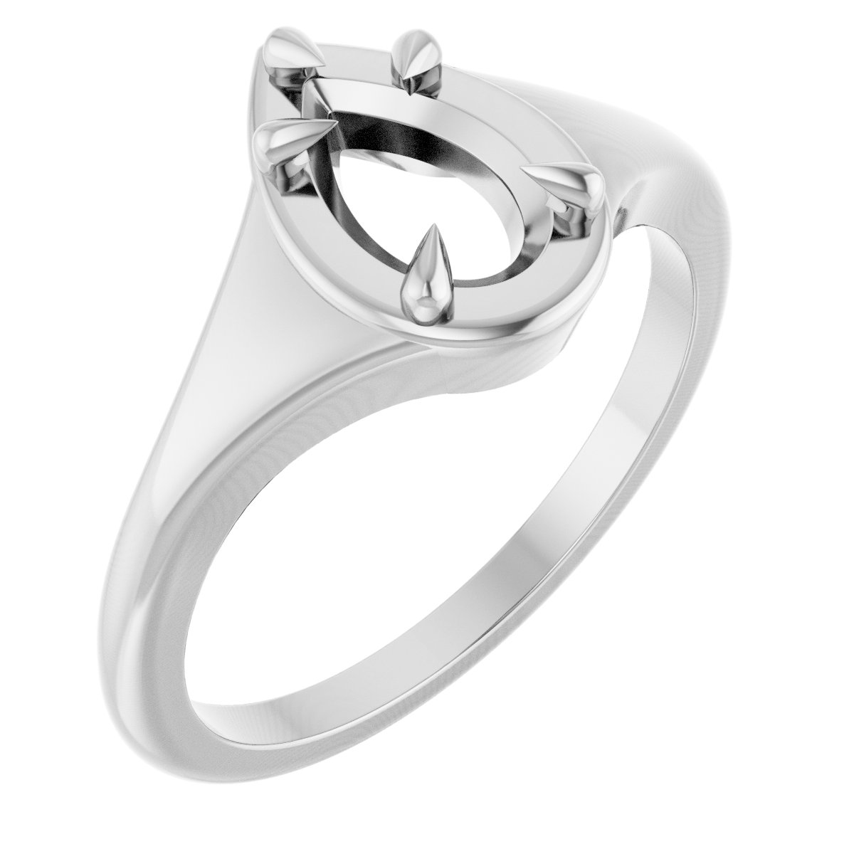 Claw-Prong Solitaire Ring