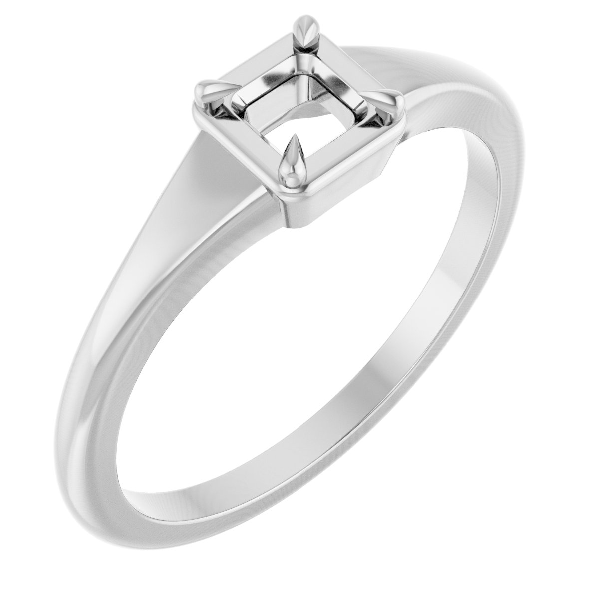 Claw-Prong Solitaire Ring