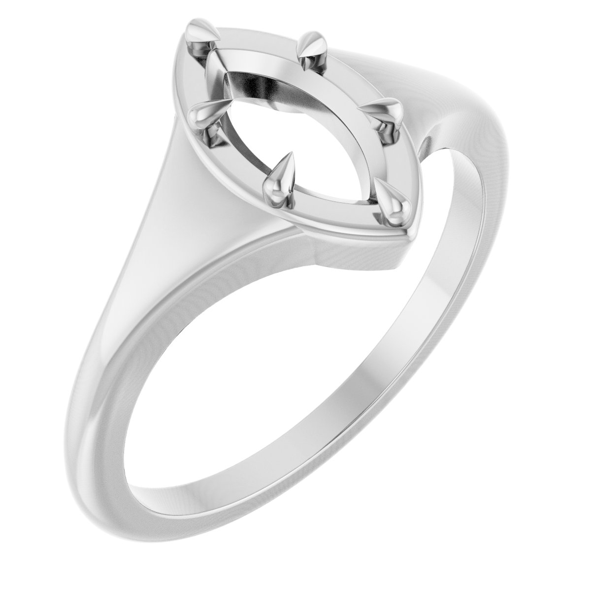 Claw-Prong Solitaire Ring