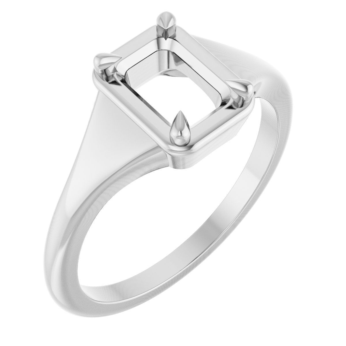 Claw-Prong Solitaire Ring