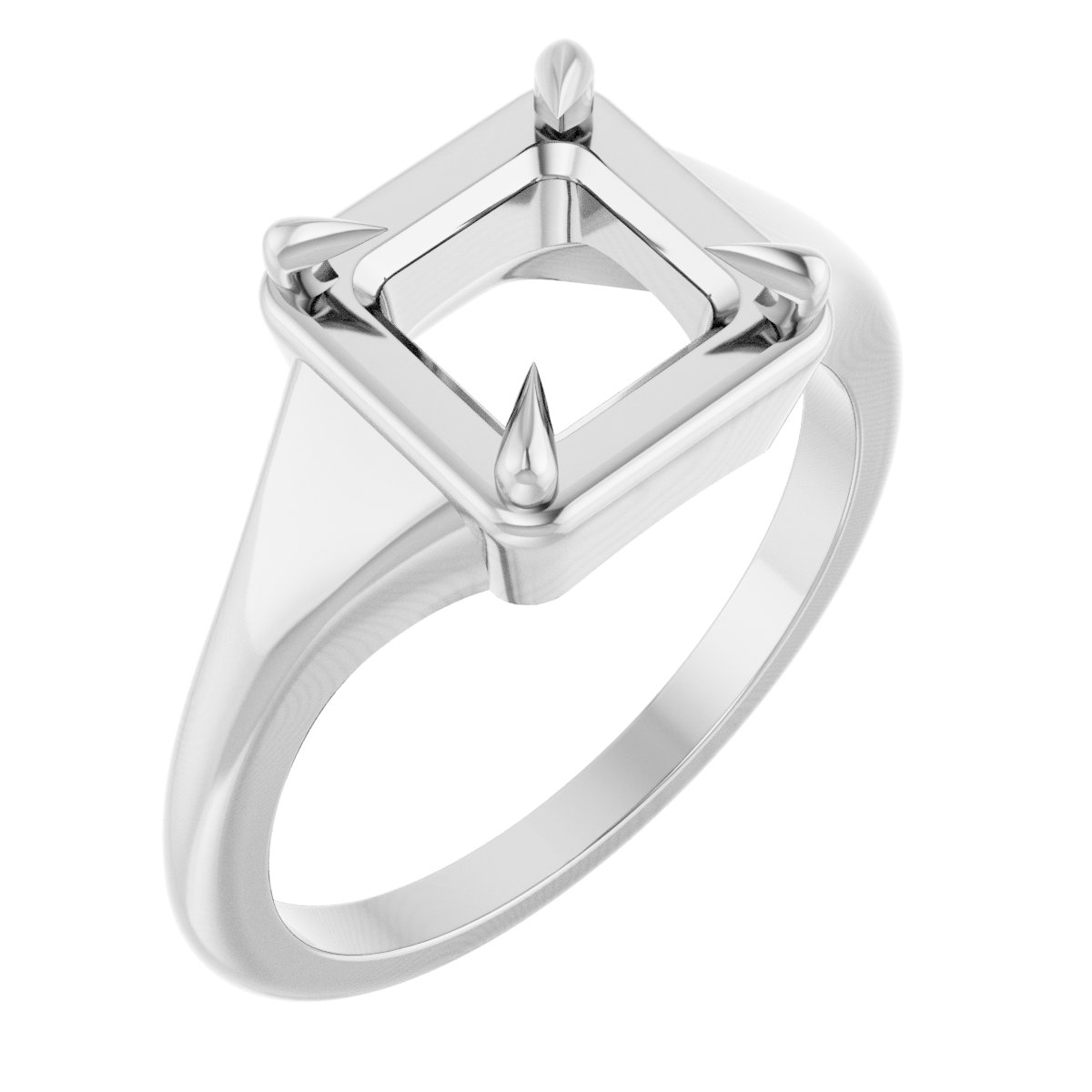 Claw-Prong Solitaire Ring