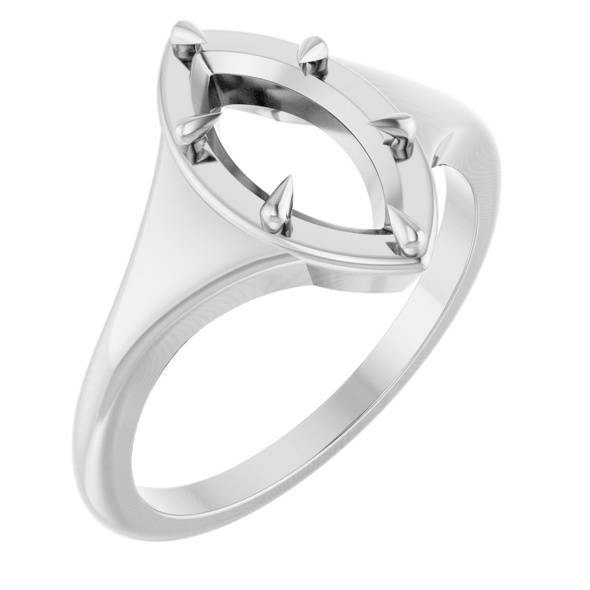 Claw-Prong Solitaire Ring