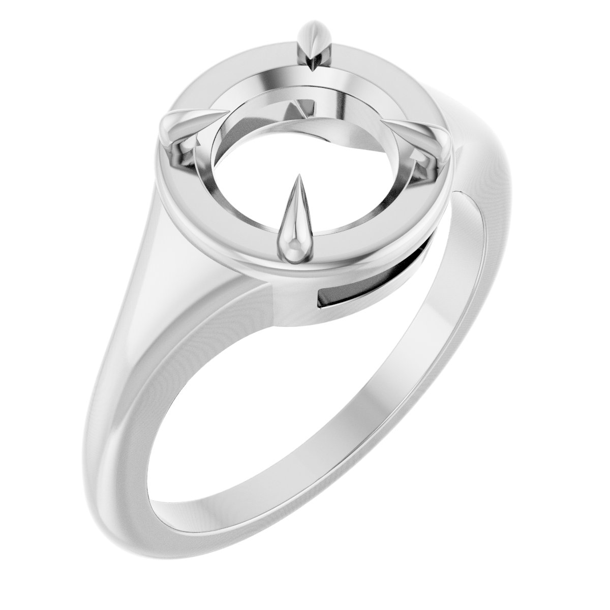 Claw-Prong Solitaire Ring