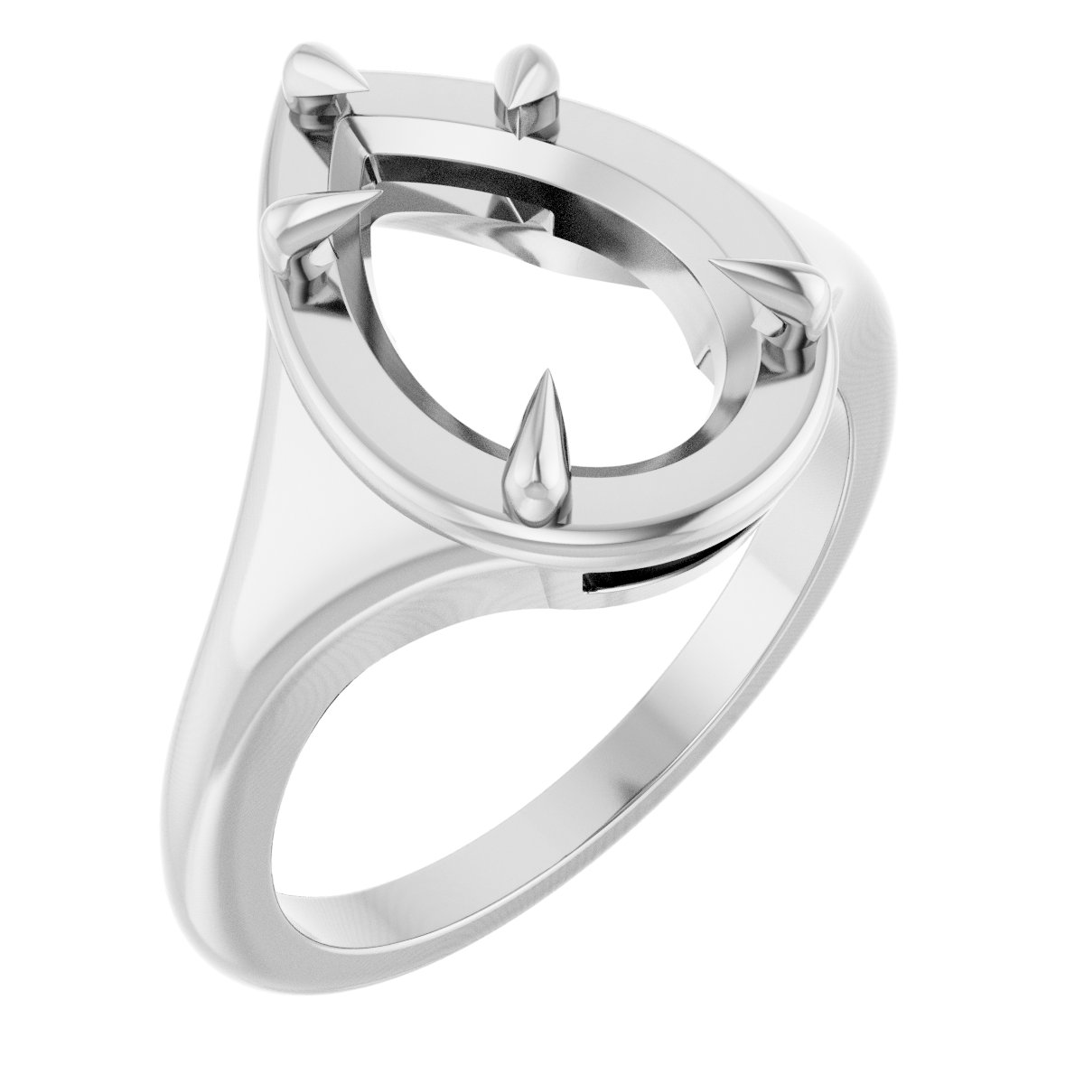 Claw-Prong Solitaire Ring