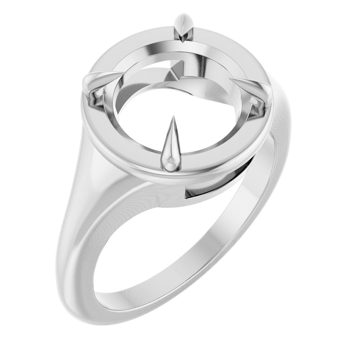 Claw-Prong Solitaire Ring