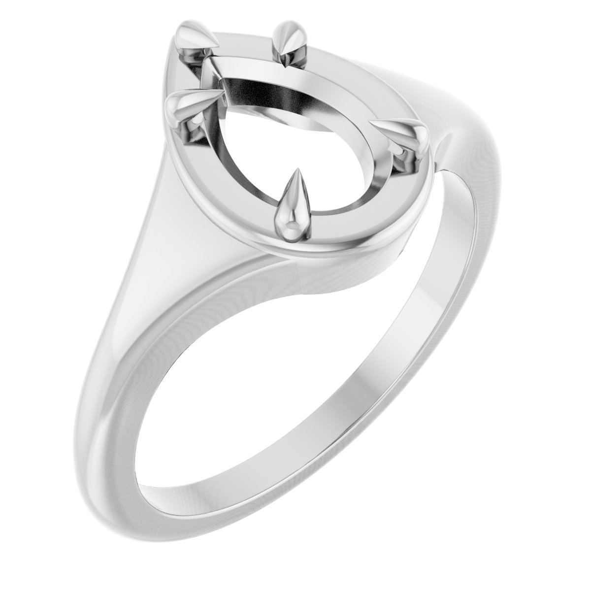 Claw-Prong Solitaire Ring