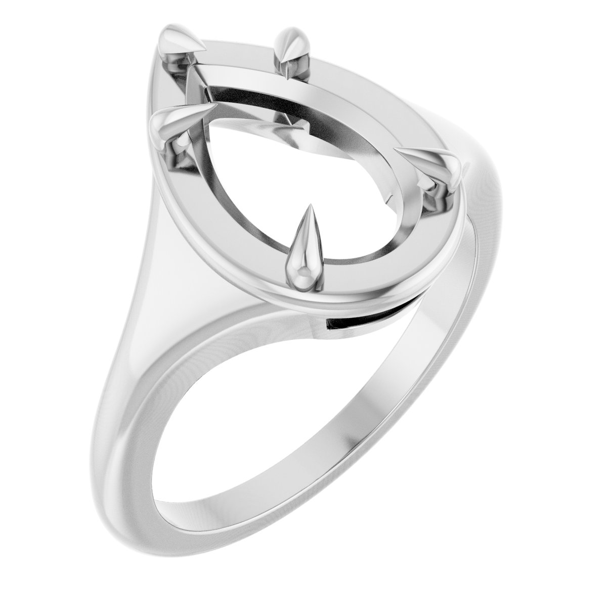 Claw-Prong Solitaire Ring