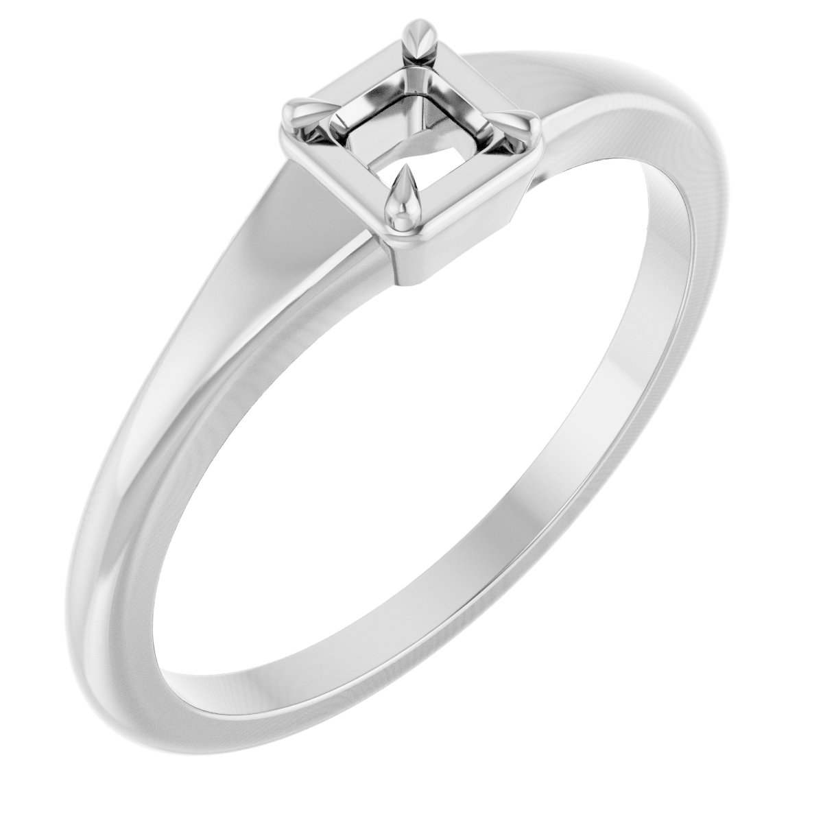 Claw-Prong Solitaire Ring