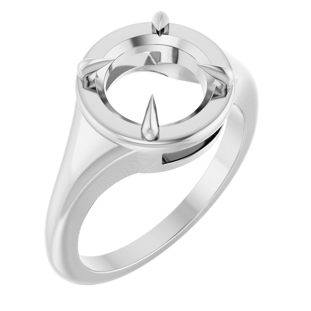 Claw-Prong Solitaire Ring