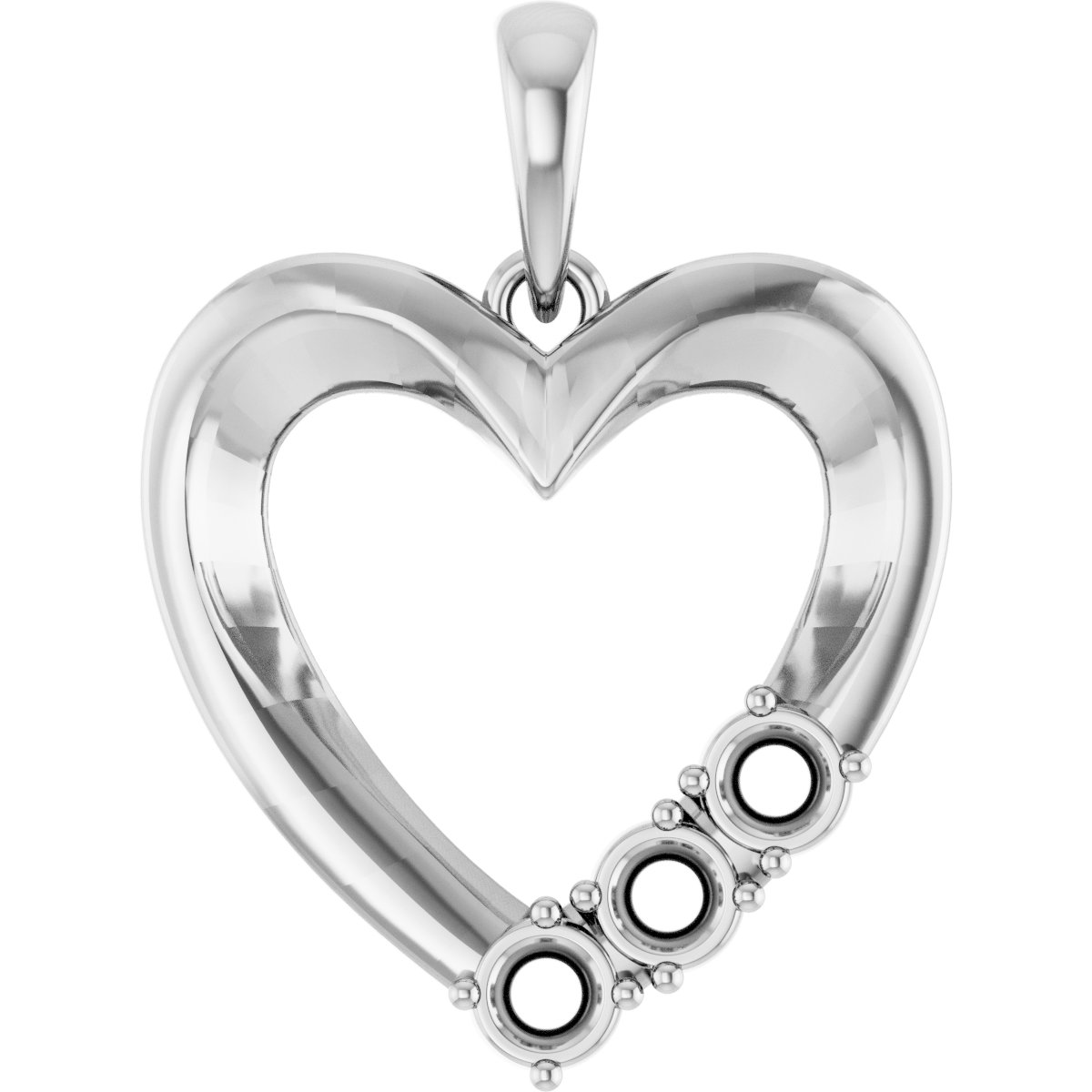 Family Heart Pendant