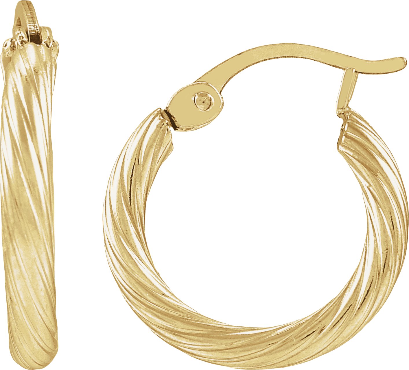 Rope Hoop Earrings