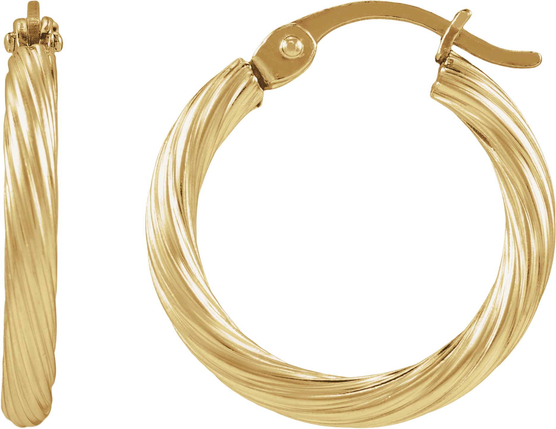 Rope Hoop Earrings