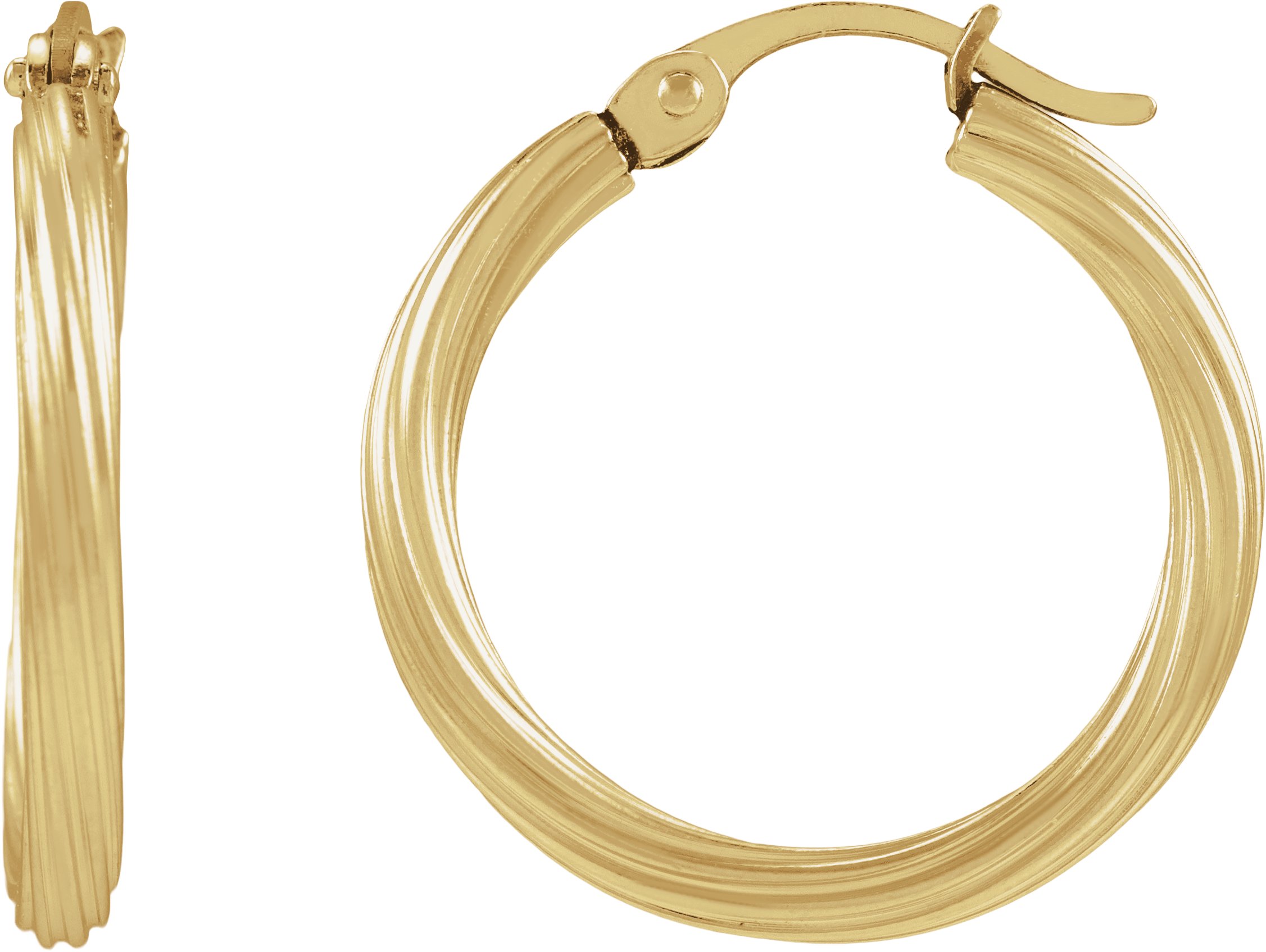 Rope Hoop Earrings