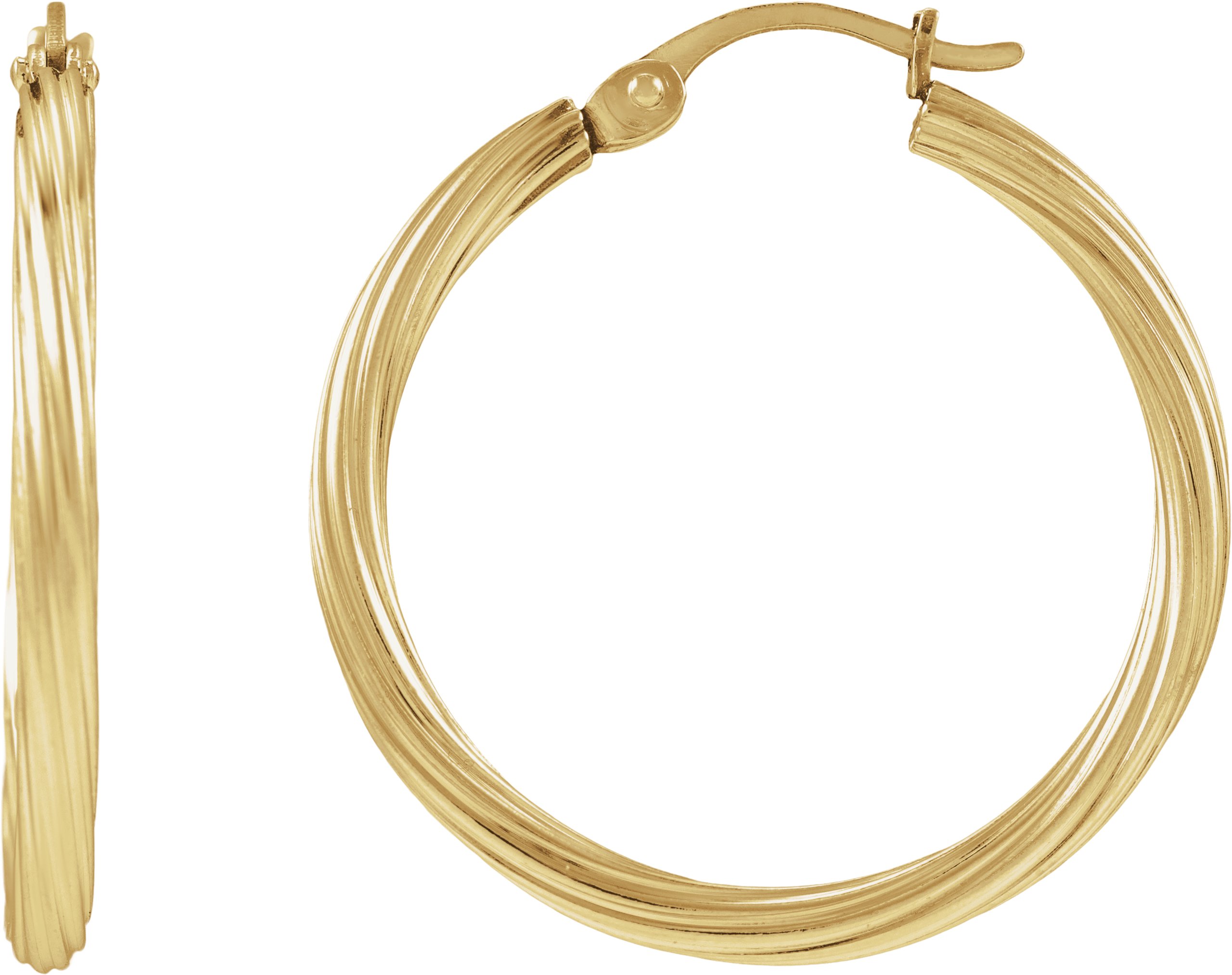 Rope Hoop Earrings