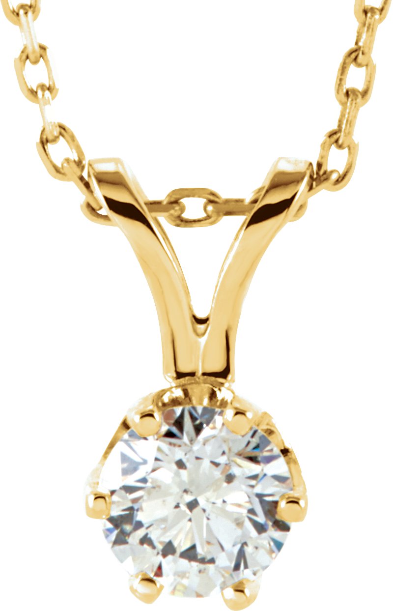 Solitaire Necklace