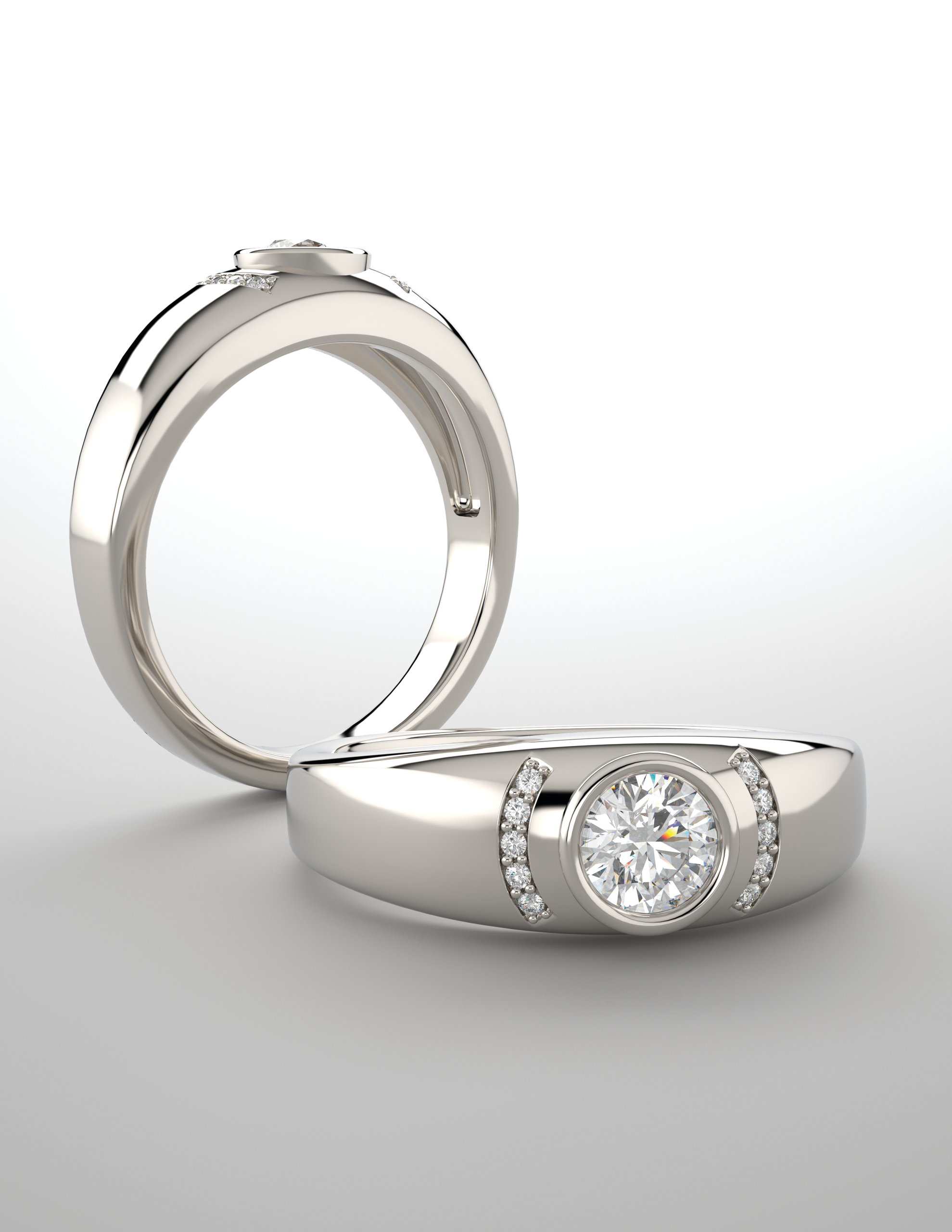 Men's Bezel Ring