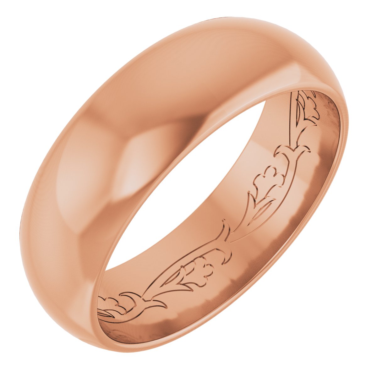 Engraved Scroll Band