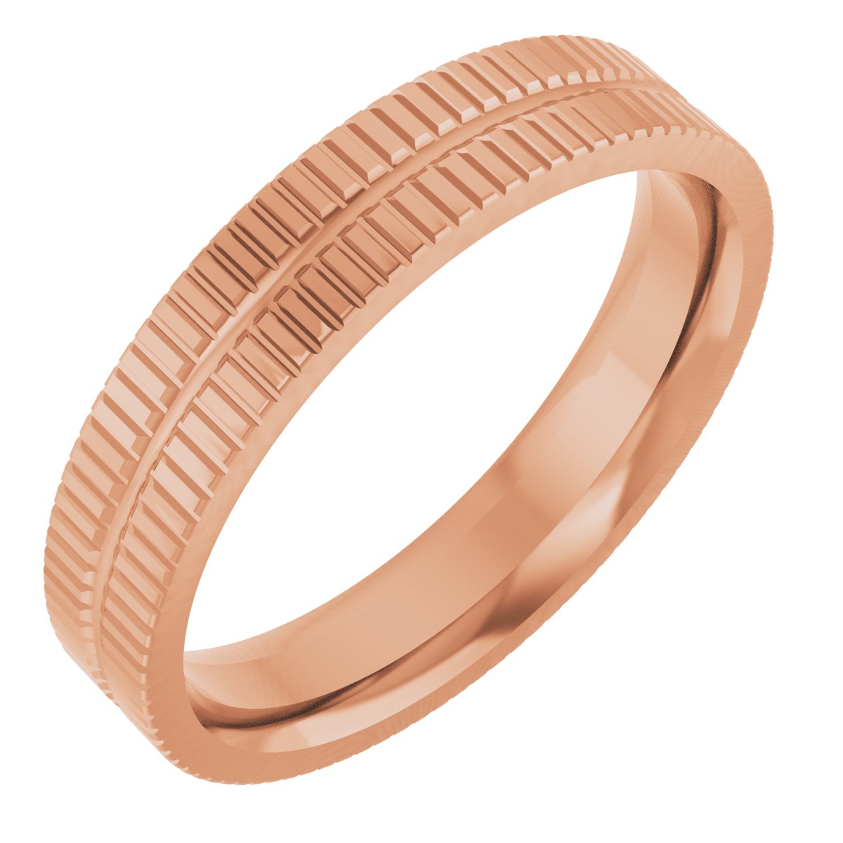 Fluted & Grooved Flat Band