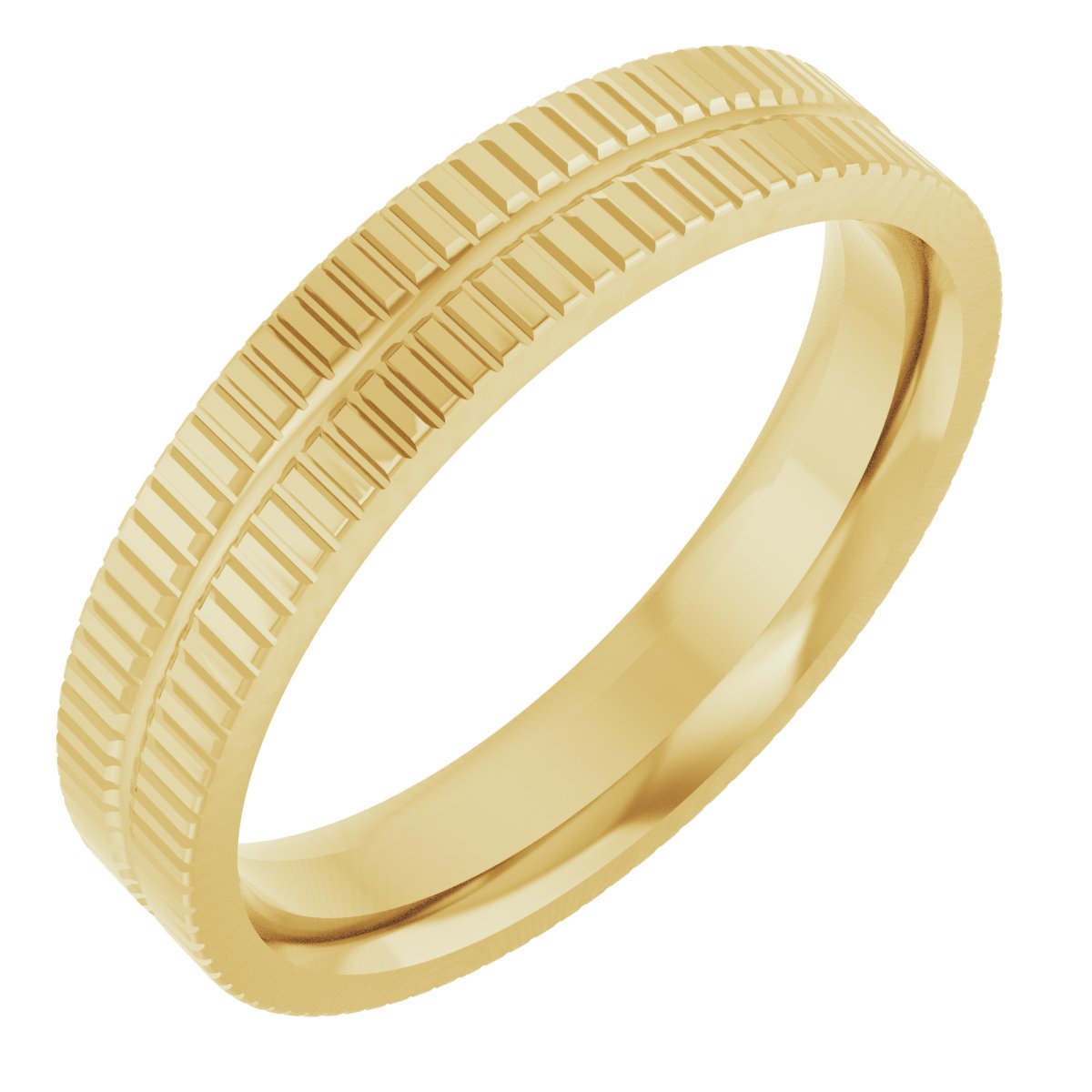 Fluted & Grooved Flat Band
