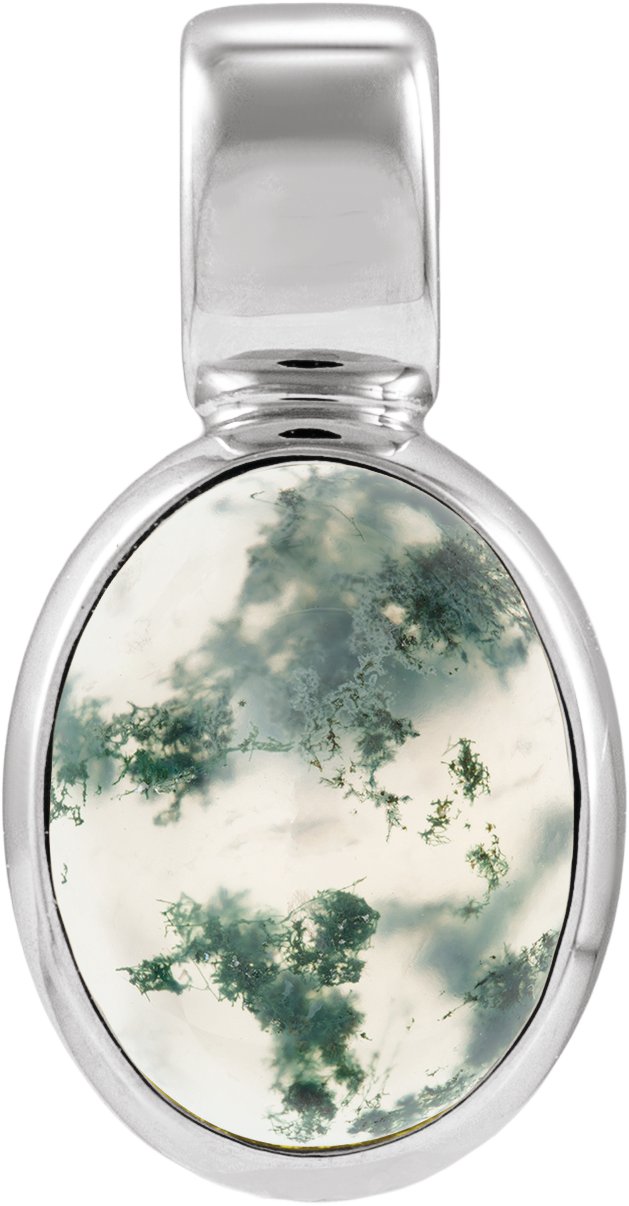 Bezel-Set Cabochon Pendant