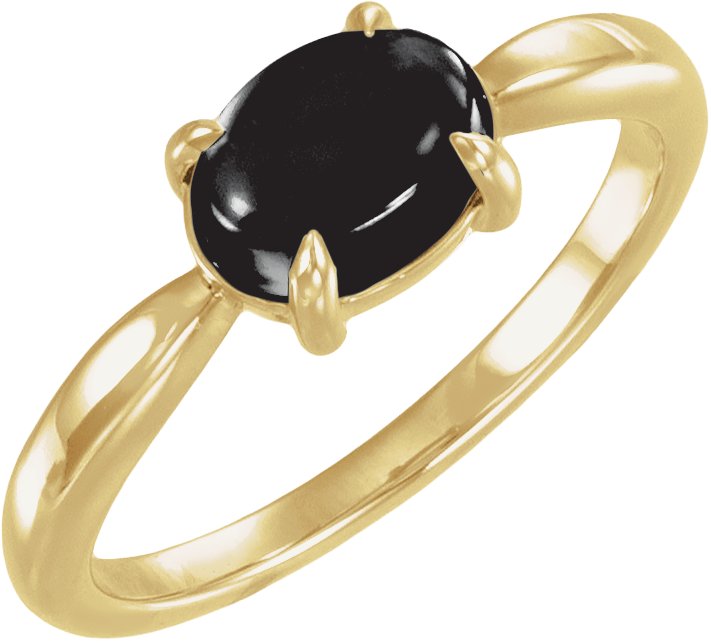 Claw-Prong Cabochon Ring