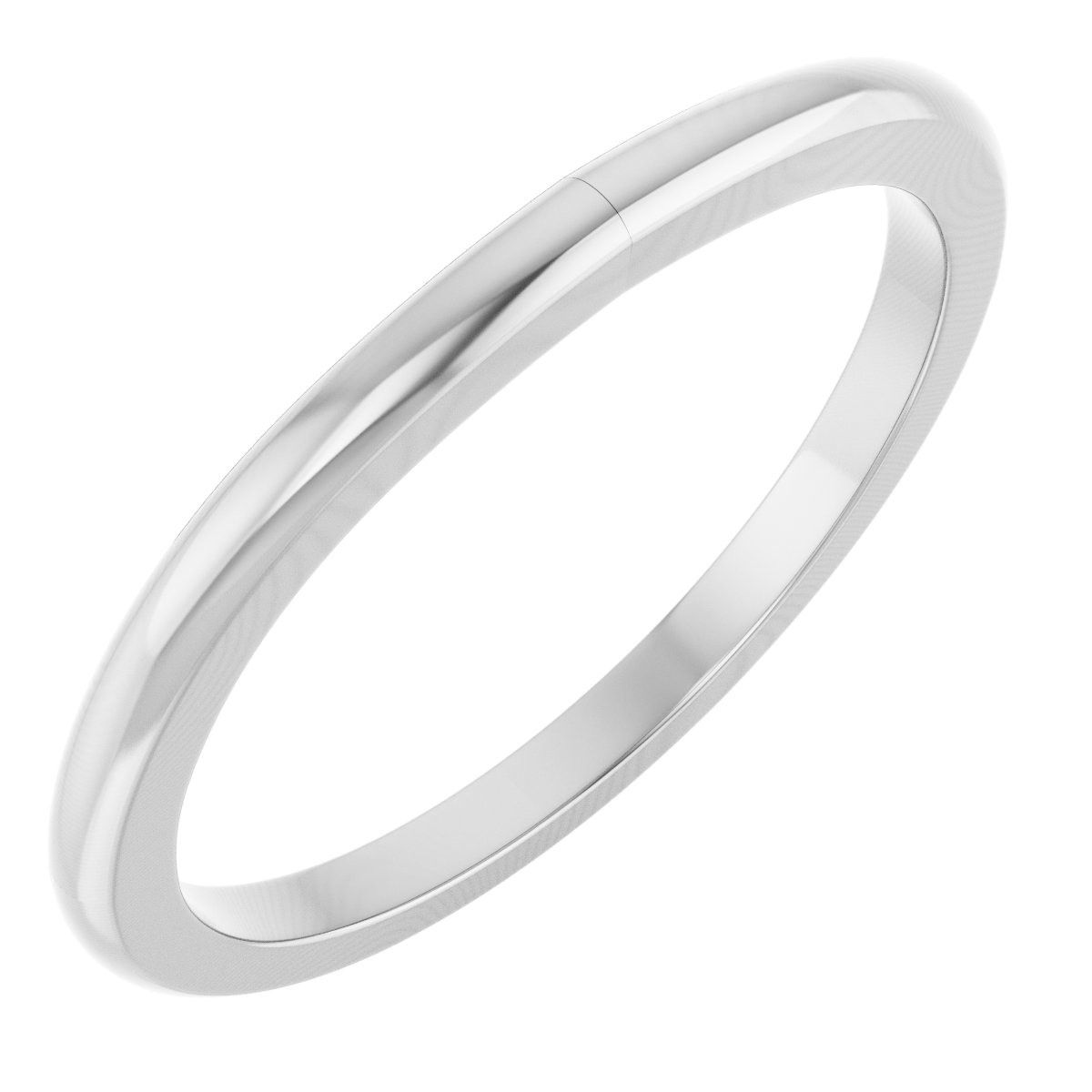 Half Bezel Solitaire Engagement Ring or Band