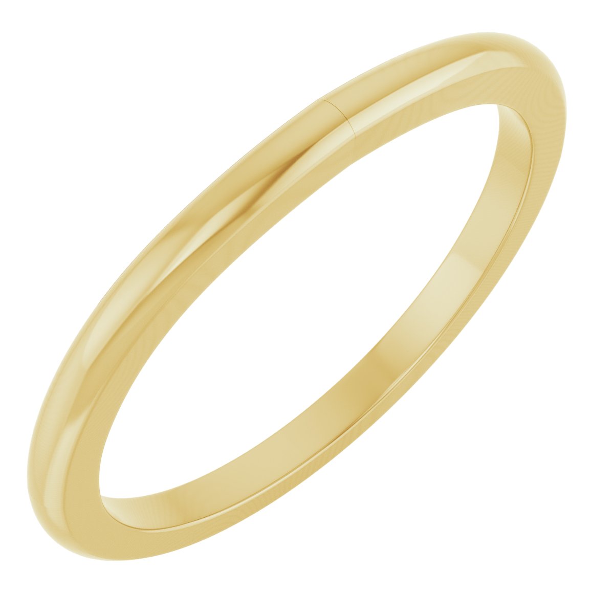Half Bezel Solitaire Engagement Ring or Band