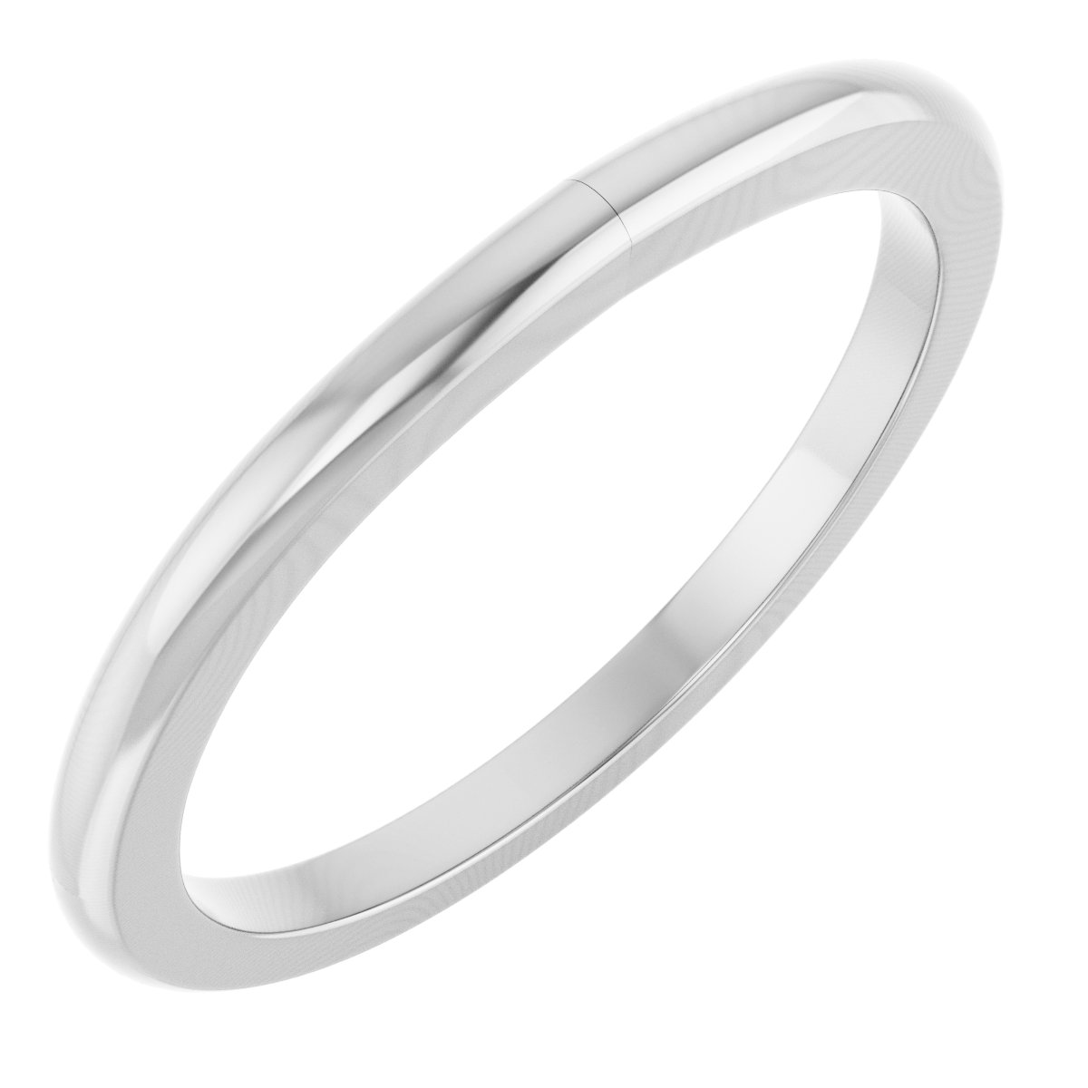 Half Bezel Solitaire Engagement Ring or Band