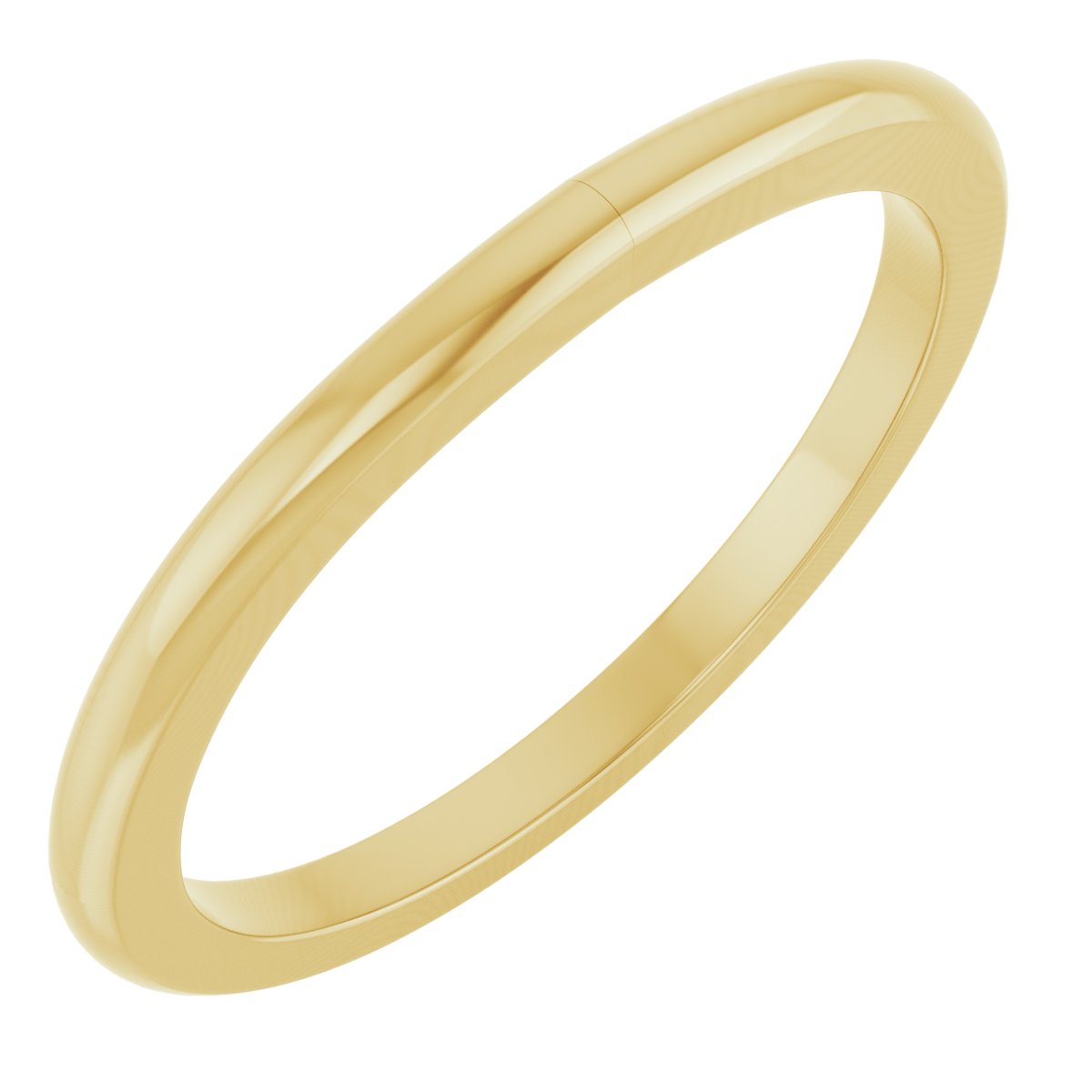 Half Bezel Solitaire Engagement Ring or Band