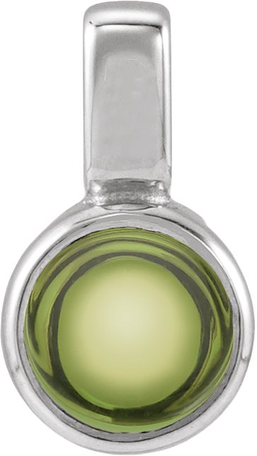 Bezel-Set Cabochon Pendant
