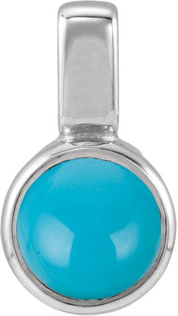 Bezel-Set Cabochon Pendant