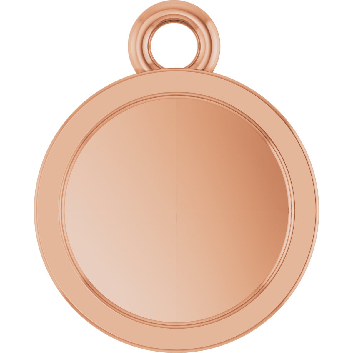 Engravable Round Dangle