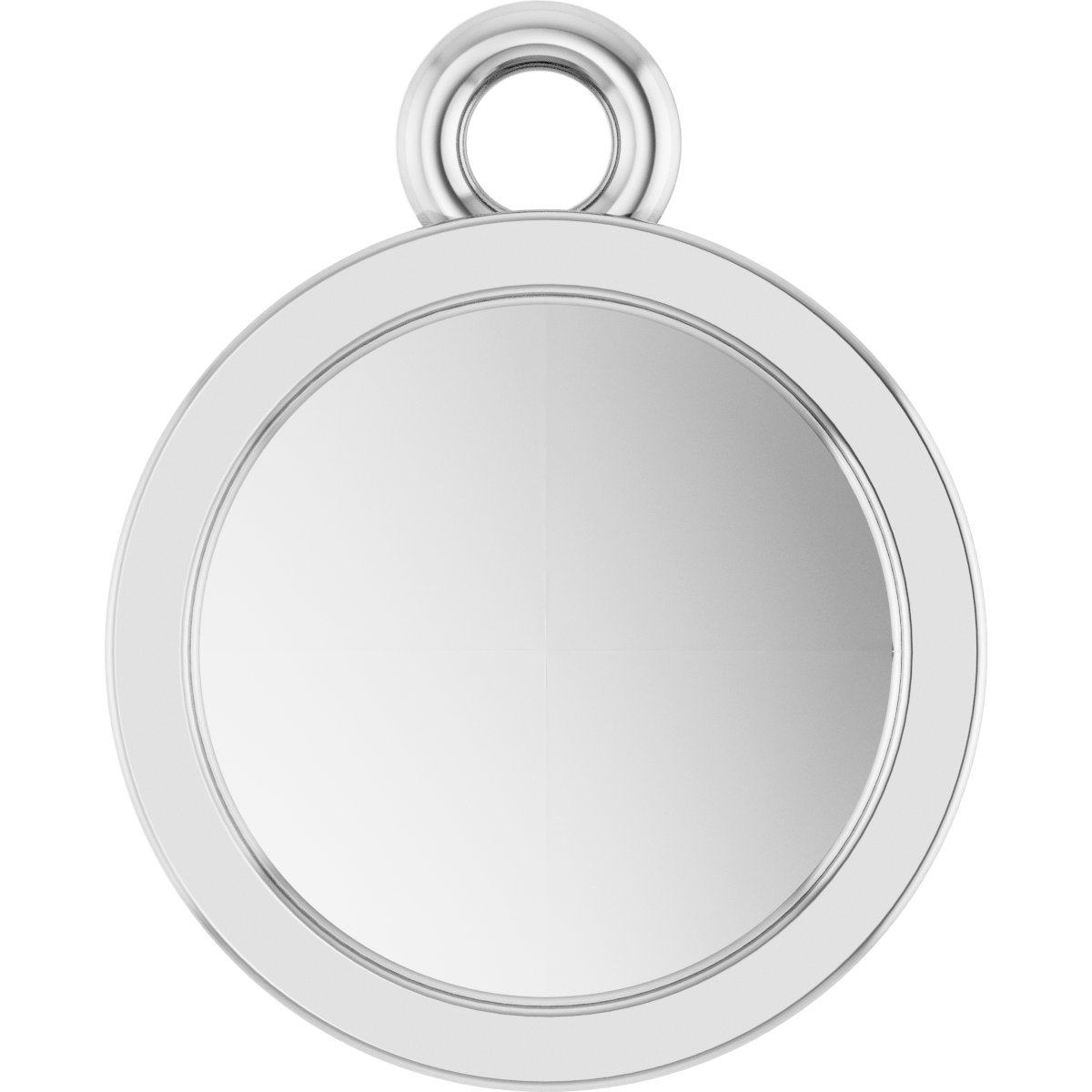 Engravable Round Dangle