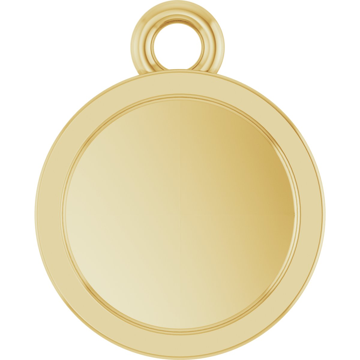 Engravable Round Dangle