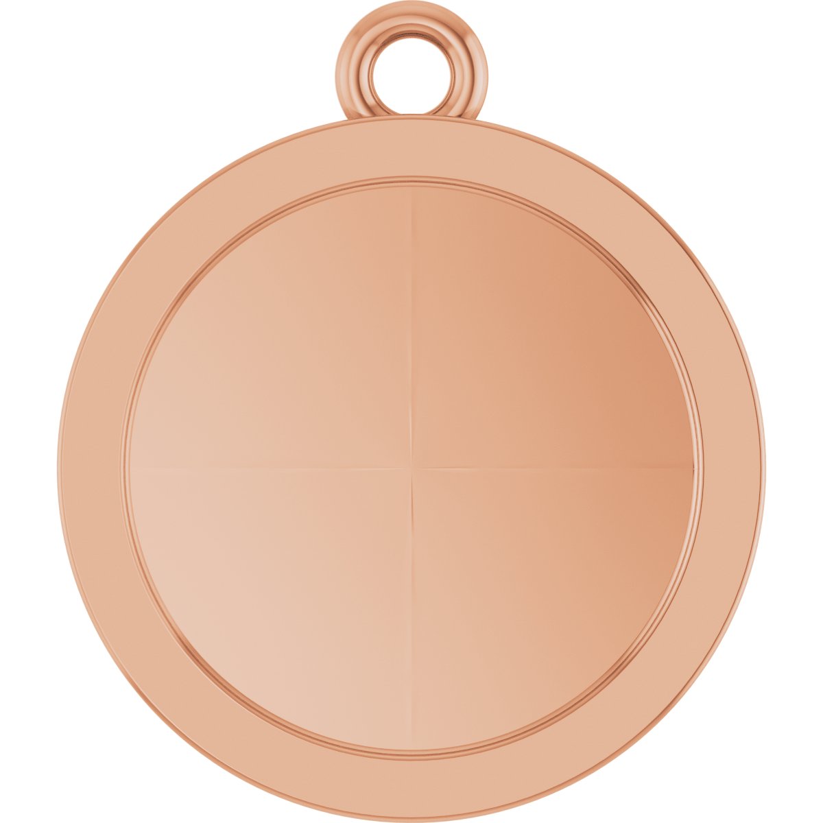 Engravable Round Dangle