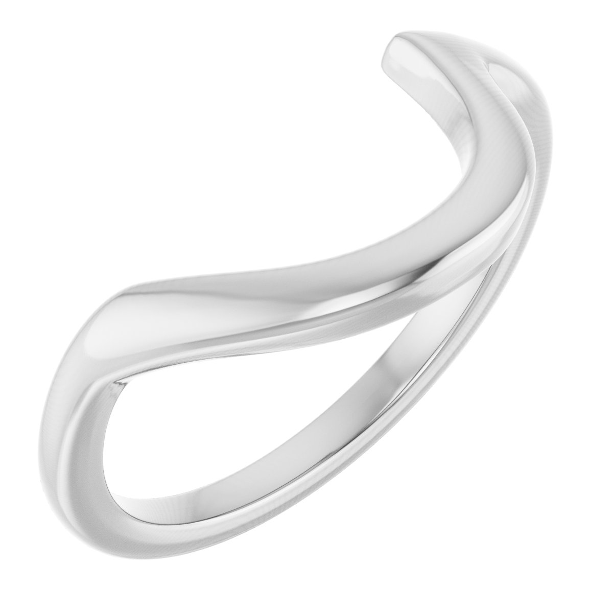 Claw-Prong Solitaire Bypass Engagement Ring