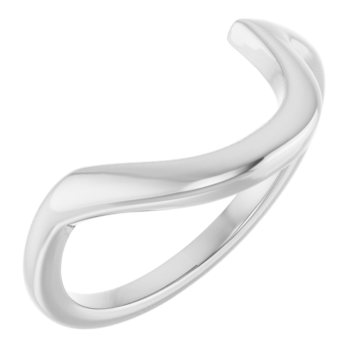 Claw-Prong Solitaire Bypass Engagement Ring
