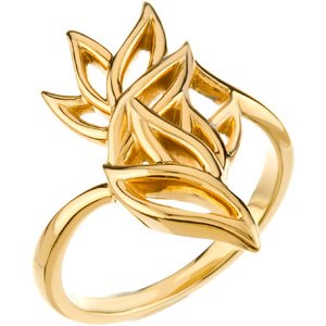 Floral Freeform Ring